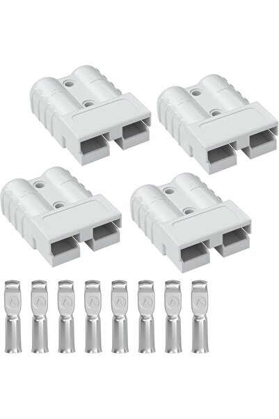Choice4 4pcs Grey 10Pcs 50Amp Power Connector Plug 50A Quick Connect Disconne...