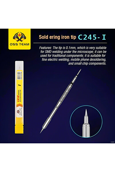 Choice3 C245 C245-I 1Pcs OSS C245 Soldering iron tip precision welding kit fo...