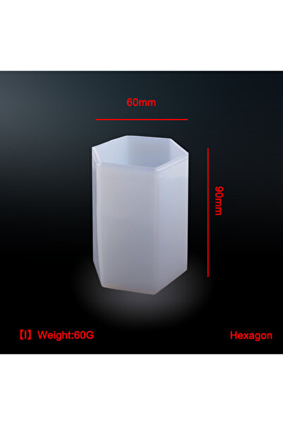 choice2 قالب سيليكون سداسي أسطواني الشكل، مقاس 70×100 مم، قطعة واحدة، 10 أنما...