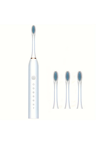 Choice1 3 رؤوس فرشاة أسنان كهربائية أوتوماتيكية للبالغين والأطفال فرشاة أسنان...