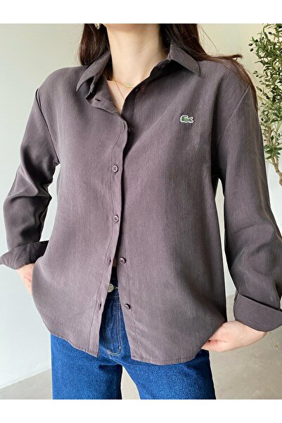 Bade Butik Osnovni Košulja sa logotipom kafe