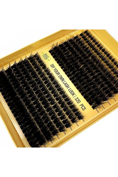 Choice5 16 صفًا، 80D، 100D، 320 قطعة، رموش كثيفة خماسية الأبعاد، 60D، 80D، 10...