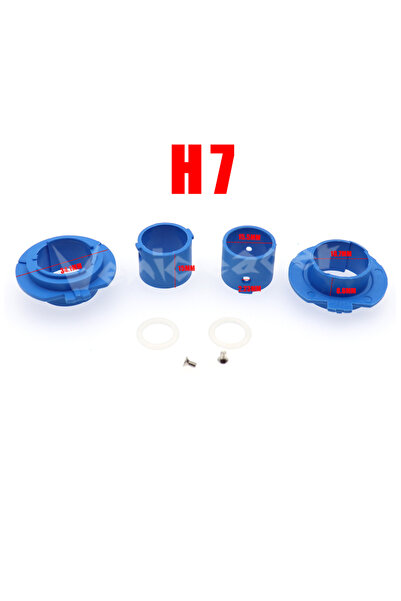 Choice3 قاعدة مصباح LED أمامي للسيارة H7 عدد 2، محول قاعدة المصباح، حامل التث...