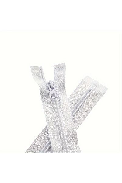 Choice39 50 سم، 5# أبيض - 5 قطع، 5 قطع، 5# نايلون، سحاب مفتوح من الخلف، ملابس...