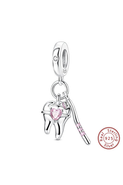 Choice14 KJC1634 Hot Sale 925 Sterling Silve Charms Beads Dtor's Teeth Dentis...
