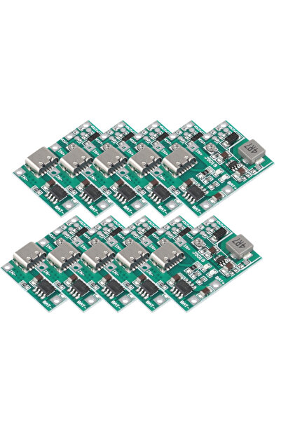 Choice5 ALLOYSEED 10 قطع وحدة رفع جهد التيار المستمر من النوع C TP4056 وحدة ش...