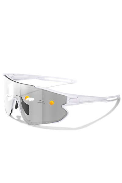 Choice1 AK-L-10 Men Women Photochromic Motorcycle Glasses Outdoor Sports Big ...