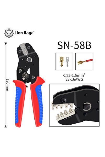 Choice3 SN-58B F Ratchet crimping tool SN-58B pliers kit for XH2.54/DuPont2.5...