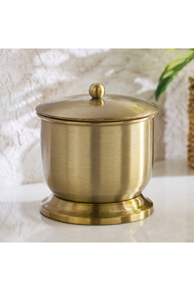 Generic مرطبان قطن من الفولاذ المقاوم للصدأ من أفيا