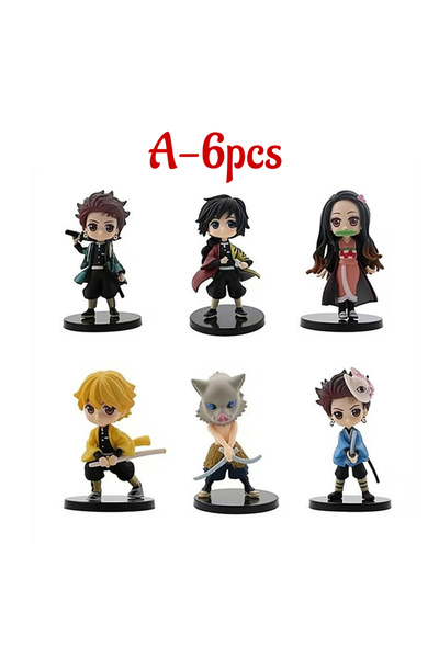 Choice6 مجموعة بانداي A-6 قطع من مجسمات كيو بوسكيت، بيع بالجملة، مجسمات صغيرة...