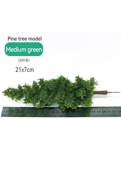 Choice5 شجرة سلكية لنموذج قطار بطول 21 سم، قطعة واحدة، 14/21 سم، نموذج شجرة م...