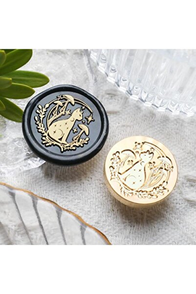 Choice10 ختم شمعي مسطح بسمك 5-30 مم، بنمط حيواني ونباتي، ختم شمعي كلاسيكي، لت...