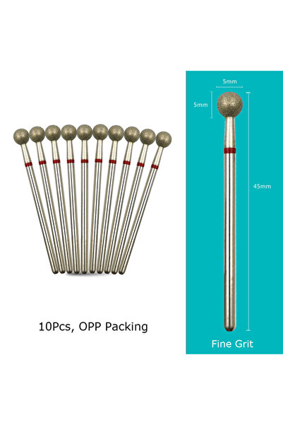 Choice5 D050D-F(D) رؤوس حفر أظافر ماسية من HYTOOS، مناسبة للمانيكير وإزالة ال...