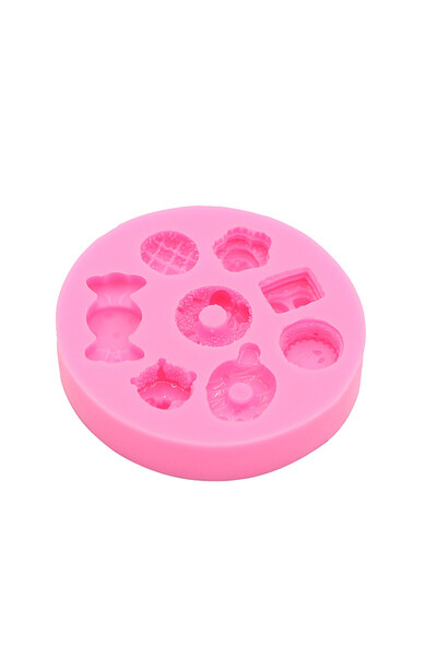 choice2 قالب سيليكون على شكل حلوى صغيرة وردية اللون على شكل آيس كريم، مصنوع م...