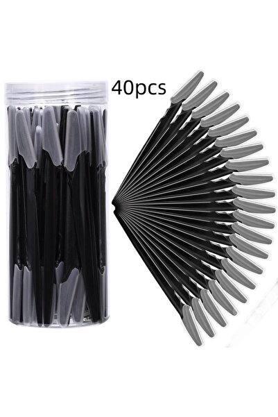 Choice5 black-40pcs 12/30/50PCS Eyebrow Trimmer Face Blade Shaver Portable Ey...