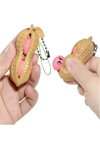 Choice1 مجموعة من 3 قطع من ألعاب الفول السوداني لتخفيف التوتر، تتضمن سلسلة مف...