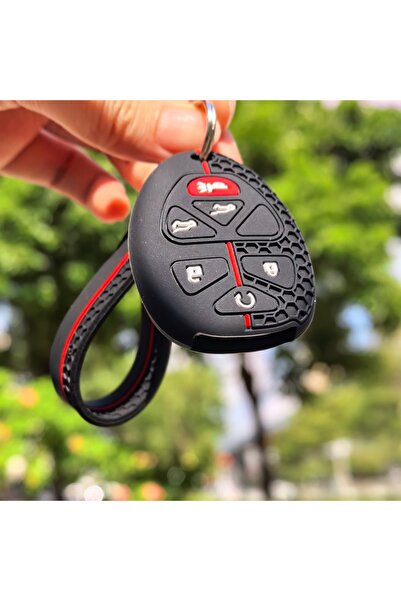 Choice1 type C with Keychain Silicone Keychain For GMC Acadia 2007-2016 Yukon...