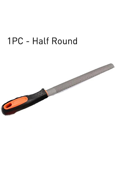 Choice1 Half Round 8" Wood Rasp Files Coarse-Teeth Woodworking Filing Round F...