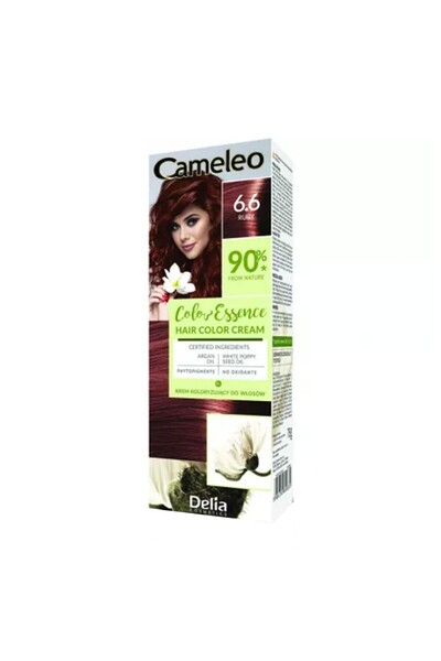 CAMELEO Set of 3 x Color Essence Hair Dye 6.6 Ruby, 75 g