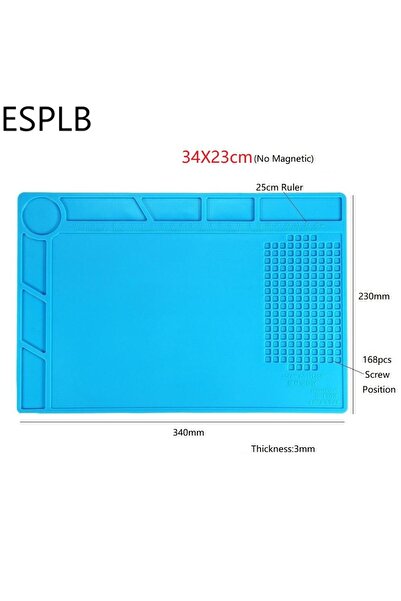 Choice4 وسادة إصلاح E-2 عازلة للحرارة، محطة لحام، حصيرة لحام سيليكون، وسادة ع...