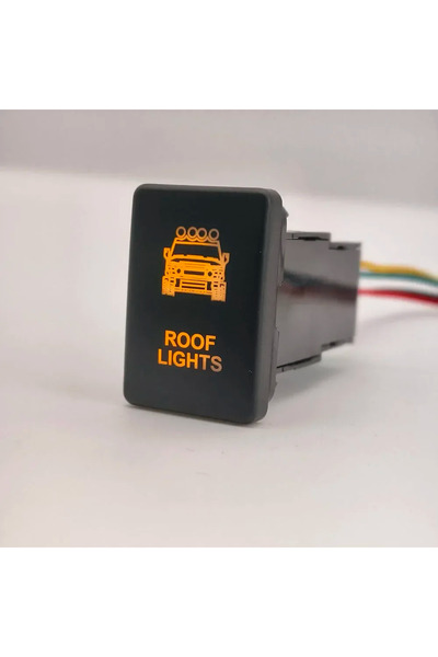 Choice1 Roof lights 1Pc Orange LED Light Power On Off Steering Wheel Heat Swi...