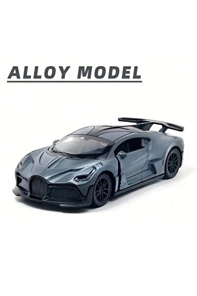 Choice3 GRAY 1:36 Scale Alloy Simulation Sports Car Model With Openable Doors...