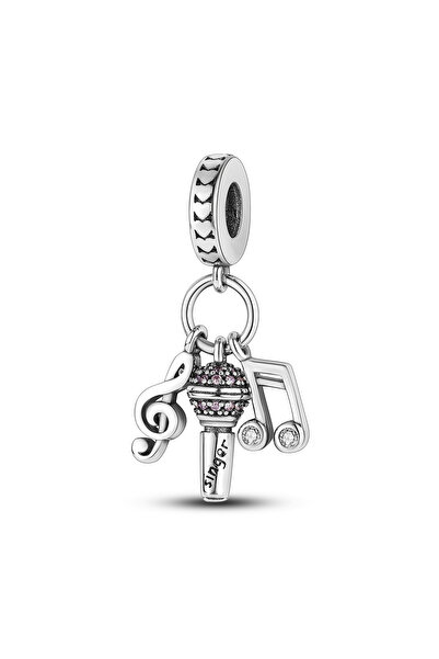 Choice21 KTC354 2024 Silver Plated Campus Bike Book Guitar Charm Beads Fit Or...