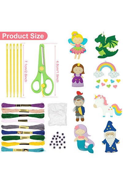 Choice5 C Sea Animals Sewing Kit for Kids Sea Animals Craft Kit Sewing Stuffe...