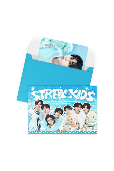 choice2 مجموعة واحدة من ألبوم ستراي كيدز، بطاقة صغيرة، بطاقة عشوائية، 5+1 بطا...