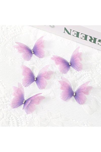 Choice13 30 قطعة من رقعة الفراشة مزدوج ثلاثية الأبعاد المصنوعة من الأورجانزا،...