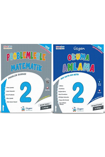 Üçgen Yayıncılık Üçgen 2026 2. Sınıf Problemlerle Matematik + Türkçe Okuma An...
