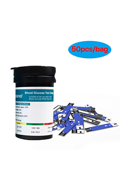Choice5 دوتريو فقط 50 شريط اختبار 50/100/200 شريط اختبار جلوكوز الدم مع إبر وخز