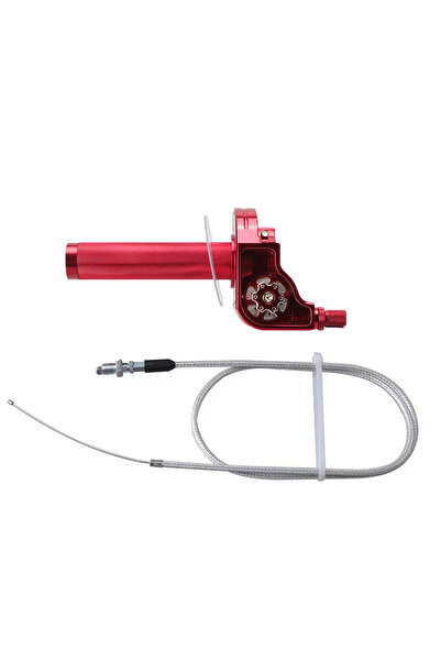 Choice13 مقبض تسريع دراجة نارية من الألومنيوم CNC بيج اللون، مقاس 7/8 بوصة (2...