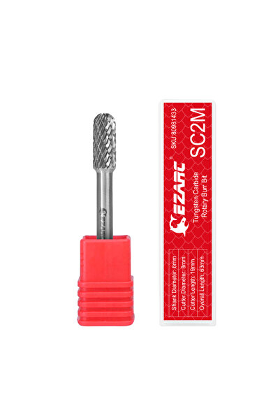 Choice6 Round SC2M EZARC Tungsten Carbide Rotary Burr Bit 1PCS Metalworking D...