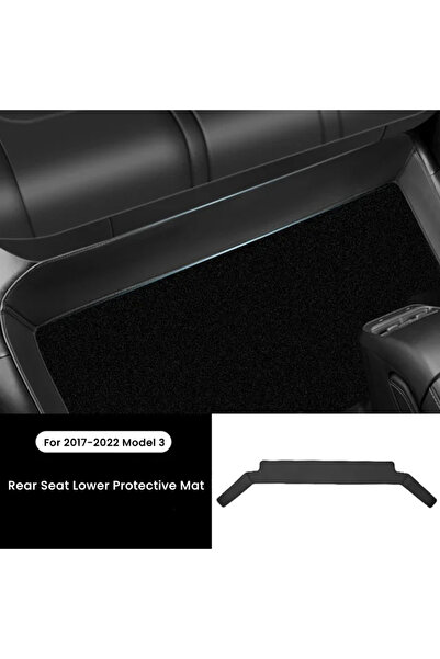 choice2 For 17-22 Model 3 Rear Seat Lower Protective Mat For Tesla Model Y Mo...