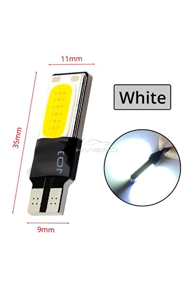 Choice8 4 قطع بيضاء، 2/4/10/20 قطعة، مصابيح LED للسيارة W5W 194 12V Canbus، م...