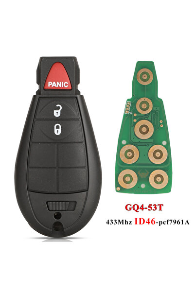 Choice4 مفتاح سيارة عن بعد بثلاثة أزرار من جينغيوكين GQ4-53T، بتردد 433 ميجاه...