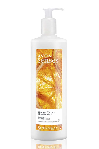 AVON Hydramatic Pırıltılı Ruj - Carmine ve Senses Orange Shower Gel 720ml