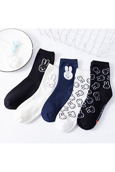 Choice3 5 قطع من أحذية ميفي الكرتونية ذات الطابع المدرسي اللطيف، مناسبة للنسا...