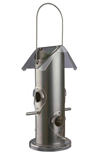 Trixie Hrănitoare de exterior, suspendată, metal/plastic, 800 ml/25 cm, argintie