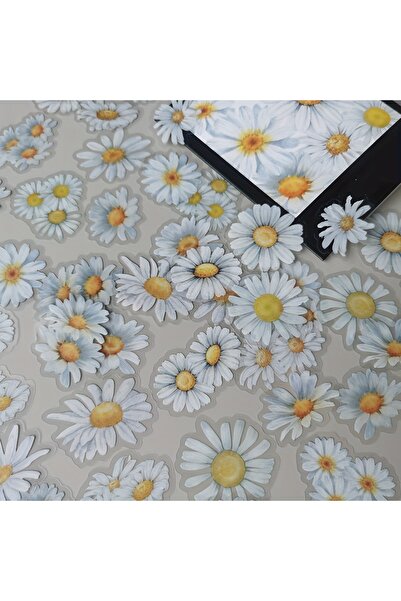 Choice3 E 50pcs/pack Vintage Watercolor Flower Plant Stickers DIY Diary Decor...