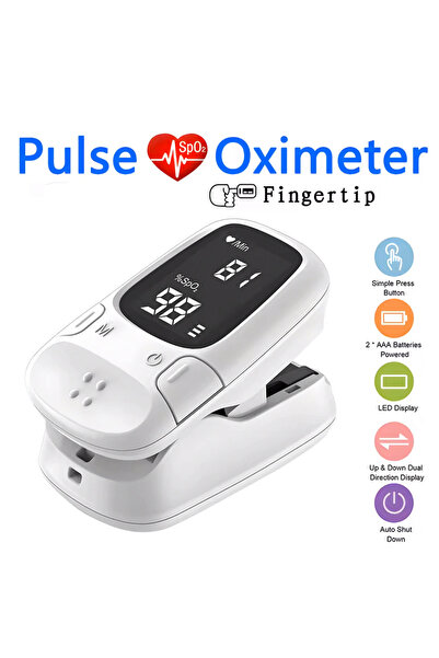 Choice جهاز قياس الأكسجين في الدم بشاشة LED بيضاء، جهاز قياس نبضات الإصبع، جه...