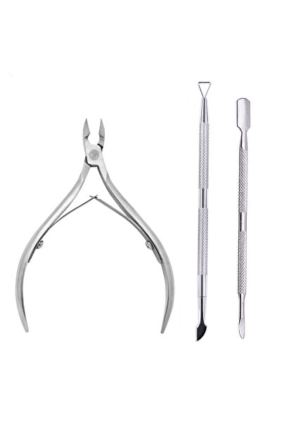 Choice4 08 4 قطع/مجموعة مقص أظافر احترافي من الفولاذ المقاوم للصدأ، متعدد الو...