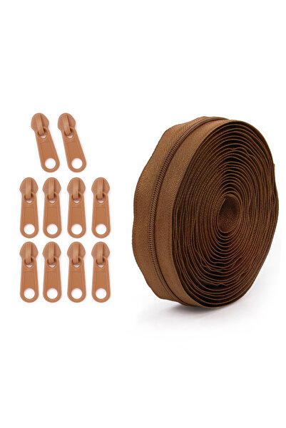 Choice3 280- بني، مجموعة واحدة = 4.5 متر من السحاب + 10 رؤوس سحاب بلاستيكية، ...