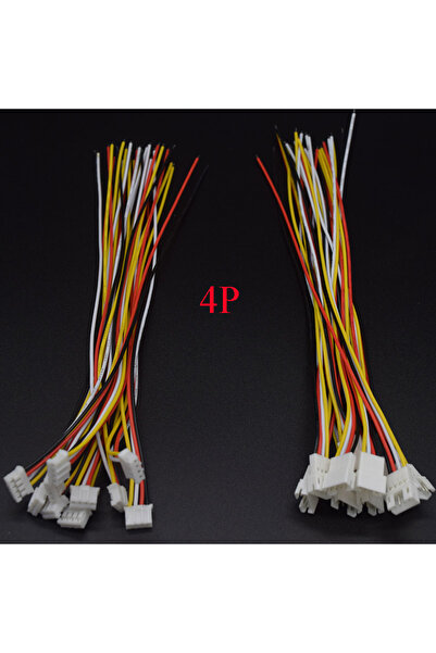 Choice8 200mm Length 5 Pairs 4P 5Pairs Mini Micro JST PH Male Female Plug Con...