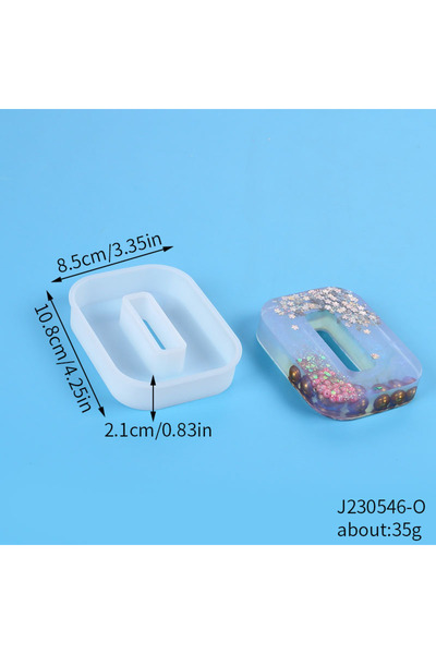 Choice11 O A to Z Large Letter Silicone Mold Capital Alphabet Epoxy Molds DIY...