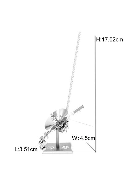 Choice4 لعبة أحجية معدنية ثلاثية الأبعاد لاستكشاف الفضاء من فوياجر، مكوك هابل...