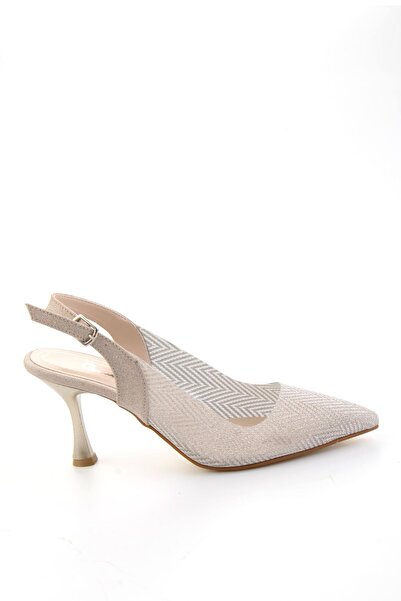 Bambi Altın Kadın Abiye Ayakkabı K01670061678