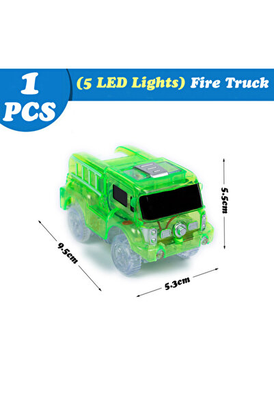 Choice3 سيارة إطفاء B، سيارة سباق سحرية متوهجة، لعبة مركبة، مصباح LED، إلكترو...
