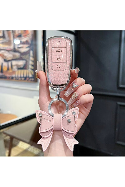 Choice1 A5 Pink Luxury Diamond Pattern TPU for Chery Jaecoo J7 J8 7 Tiggo 8pl...